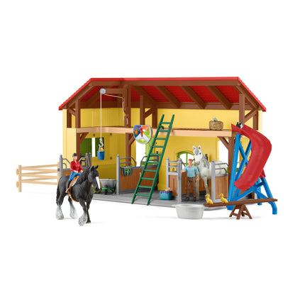 SCHLEICH Farm World Pferdestall 42485 – Spielset Bauernhof