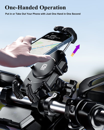 BRCOVAN Motorrad Handyhalterung M26-C1 mit Vibrationsdämpfer