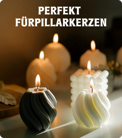 BOYUJK Sojawachs für Kerzen 5 kg, 100% natürliches Kerzenwachs