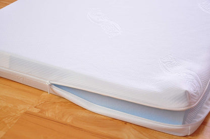Marsell Baby Gitterbett Juniorbett umbaubar – Schublade Weiss