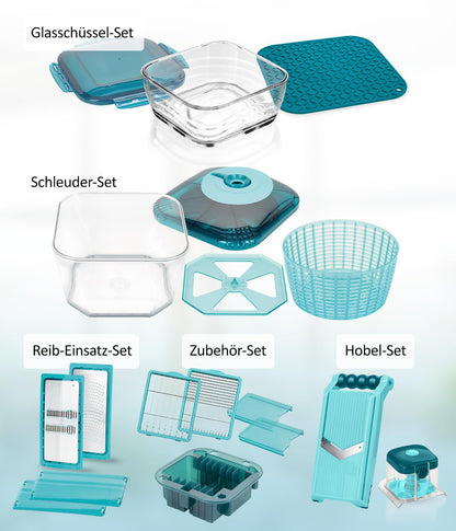 Genius Nicer Dicer Chef Professional Deluxe Gemüseschneider, 39-tlg.