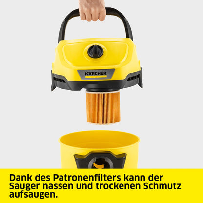 Kärcher WD 3 V-17/4/20 Nass-/Trockensauger – 17l Behälter
