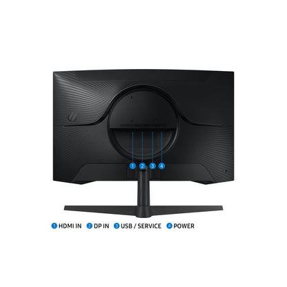 Samsung Odyssey G55C Curved Gaming Monitor - 27 Zoll WQHD 165Hz