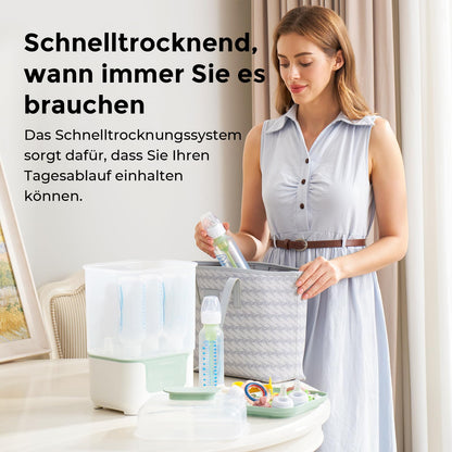 Momcozy Elektrischer Dampfsterilisator & Trockner für Babyflaschen