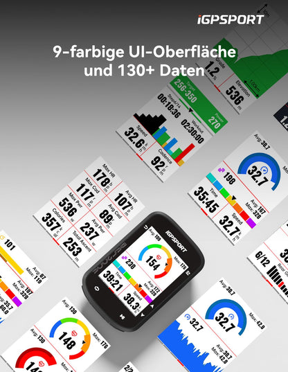 iGPSPORT BSC200S Fahrradcomputer kabellos mit GPS-Routennavigation