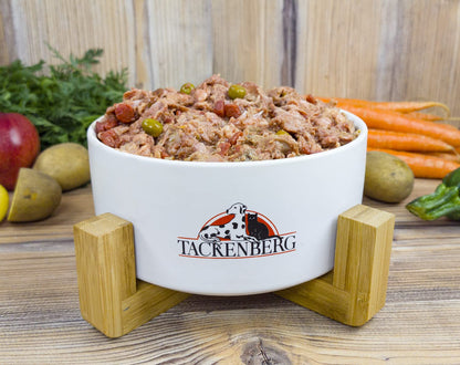 Tackenberg Barf Menü Rindfleisch mit Gemüse, Hundefutter, 14 x 500 g