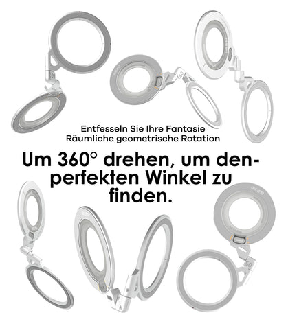 Aulumu G09 Magnetische Handy-Ring-Halterung für MagSafe, Schwarz