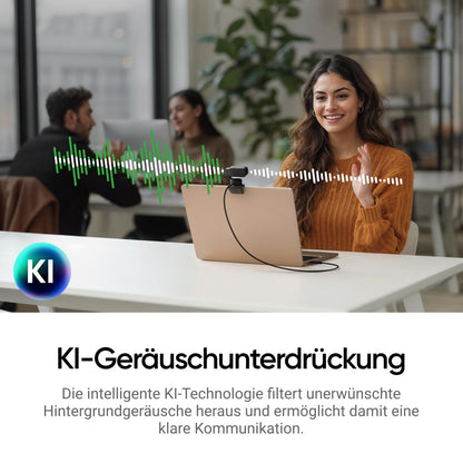 Insta360 Link 2 4K AI Webcam - Stativ Bundle für PC/Mac