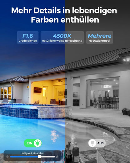 Reolink Duo 2V PoE 4K Überwachungskamera mit 180° Dual-Objektiv