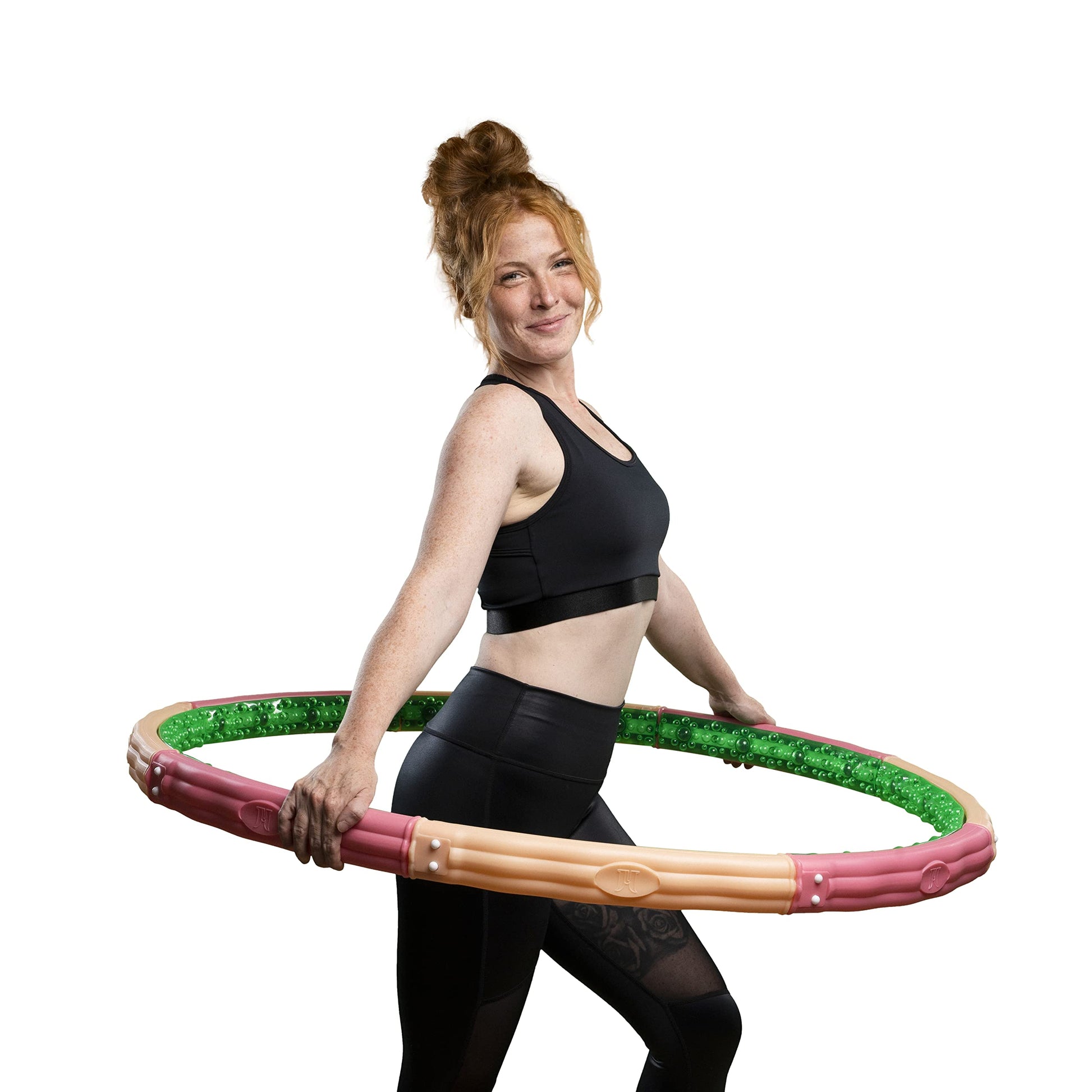 HOOPOMANIA Titan Hoop Hula Hoop – 3,1 kg für Erwachsene. Ein schwerer, runder Hula Hoop (3,1 kg) für Core-Training und Fitness.
