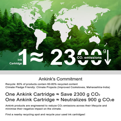 ANKINK PG-545XL Tintenpatronen kompatibel für Canon, schwarz, 2er-Pack
