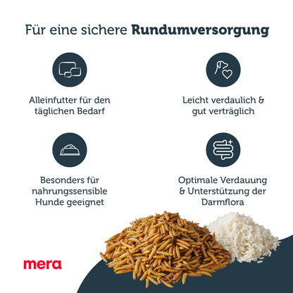 mera Pure Sensitive Insect Protein Trockenfutter 12,5kg