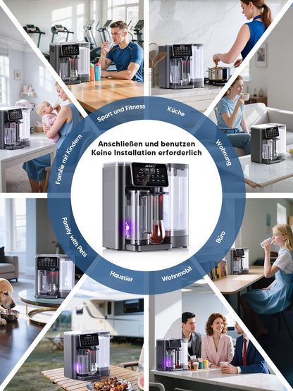 Jimmy R9 Osmoseanlage mit Heisswasserspender und 7-stufiger Filterung