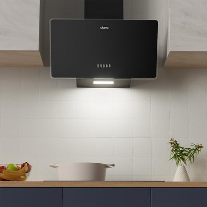 CIARRA CBCB6750 Kopffreie Schräghaube - 60cm Umluft/Abluft Schwarz