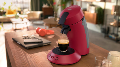 Philips Senseo Original Plus Kaffeepadmaschine - rot CSA210/90