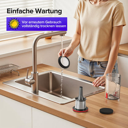Lubluelu G10 Akku Staubsauger 550W Kabellos mit LED Display