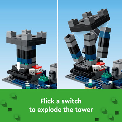LEGO® Minecraft 21246 Das Duell in der Finsternis Set