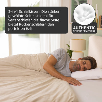 TEMPUR Symphony Schlafkissen Ergonomisches Nackenstützkissen - Grösse M