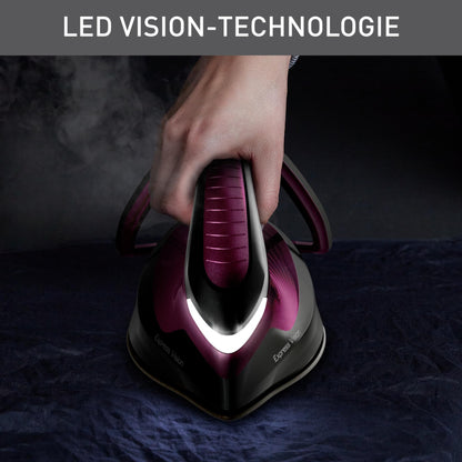 Tefal Express Vision SV8152 Dampfbügelstation – Lila/Schwarz