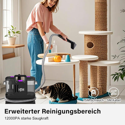CleanTech Waschsauger Teppich- & Polsterreiniger – Tierhaarbürste
