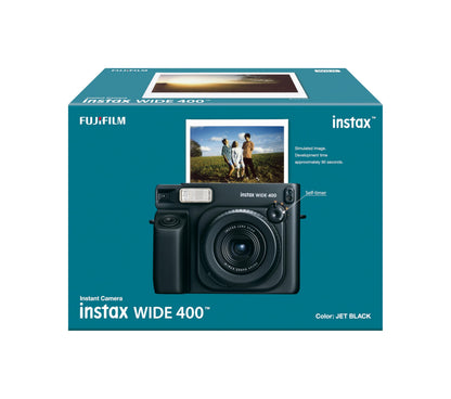 FUJIFILM instax Wide 400 Sofortbildkamera, Jet Black