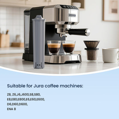 GLACIER FRESH Wasserfilter GF-096X kompatibel mit Jura E8/E6, 4 Stück
