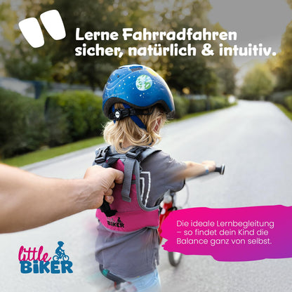 Little Biker Fahrradlernweste für Kinder mit Haltegriff