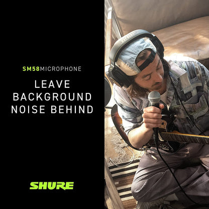 Shure SM58-LC Dynamisches Gesangsmikrofon – ohne Kabel
