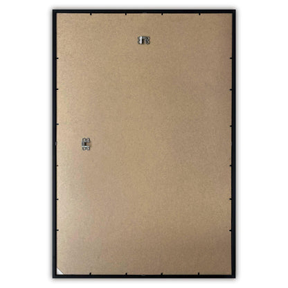 REINDERS Bilderrahmen schwarz MDF 61x91,5 cm mit Passepartout 50x70 cm
