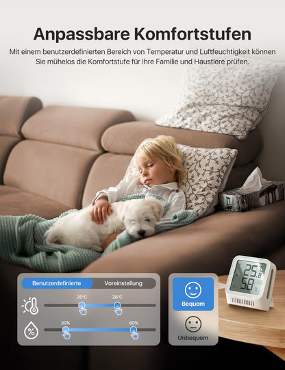 X-Sense WLAN Thermo-Hygrometer STH0A41 für innen mit Basisstation