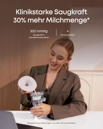 eufy S1 Pro Milchpumpe – tragbar, mit Wärmefunktion und Ladecase