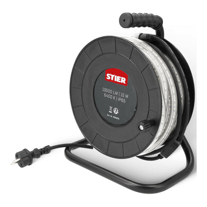 STIER LED Streifen Baustrahler – 15m, robustes Lichtband IP65