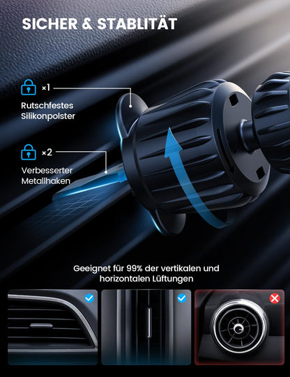 Lamicall Qi2 Handyhalterung Auto Magsafe mit 15 W Ladefunktion
