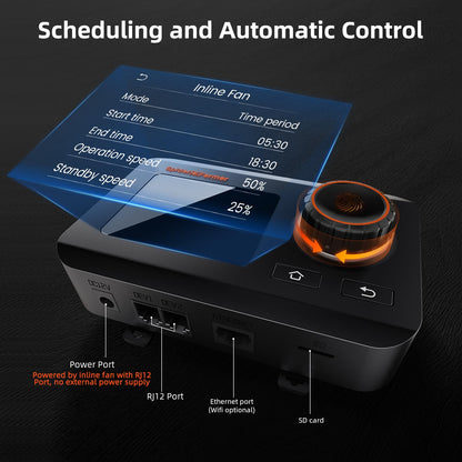 Spider Farmer Abluftset 150mm GGS WiFi Controller – Growzelt