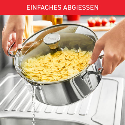 Tefal Duetto Induktion Topfset Edelstahl - 9-teilig (A705S9)