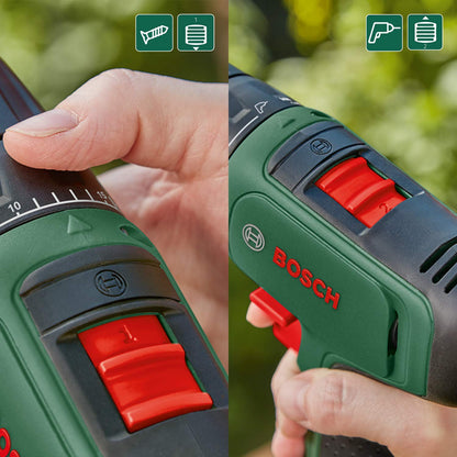 Bosch EasyDrill 1200 Akkuschrauber Set mit 2,0 Ah Akku im Softbag