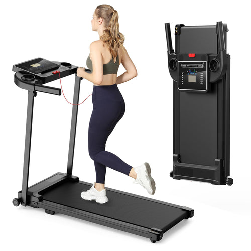 Walking Pad Laufband elektrisch – Klappbar Home & Büro. Flaches, kompaktes Laufband für Gehtraining und leichte Cardio-Einheiten zu Hause/Büro.