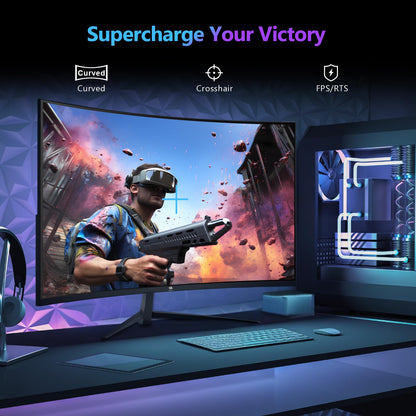 Z-Edge 27 Zoll QHD Curved Gaming Monitor 165Hz 1ms - Schwarz