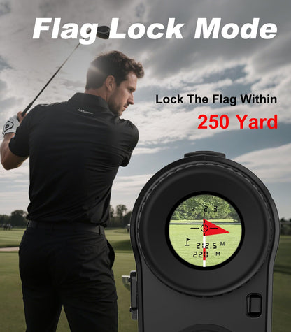 Flagfront Golf Entfernungsmesser mit Slope, 1000 Yards Reichweite