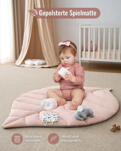 Blissful Diary Spielbogen mit Krabbeldecke, 135 × 94 cm, Kristallrosa