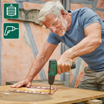 Bosch EasyDrill 1200 Akkuschrauber Set mit 2,0 Ah Akku im Softbag