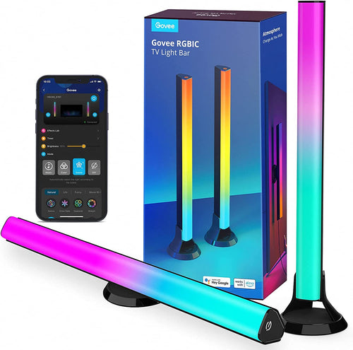 Govee RGBIC LED Lightbar TV Hintergrundbeleuchtung 45-70 Zoll, schwarze Lichtleiste