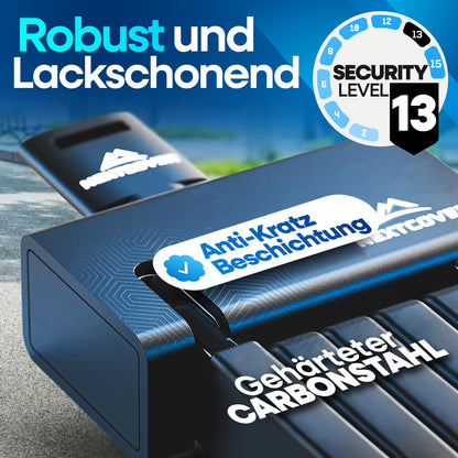 Nextcover FoldOne Faltschloss 100 cm mit Halterung und 3 Schlüsseln