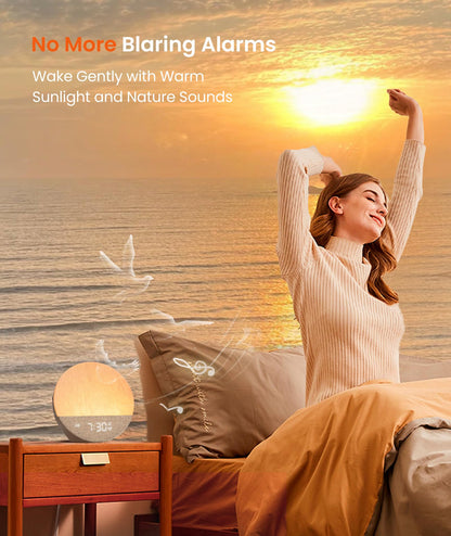 Dreamegg Sunrise 1 Tageslichtwecker mit White Noise und Nachtlicht