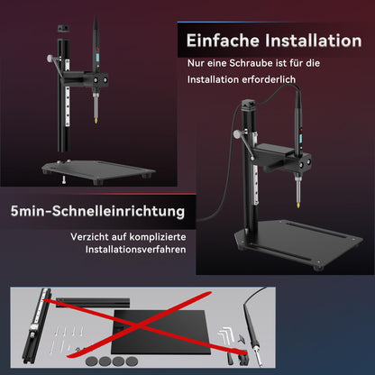 DACKZZM Einschmelzhilfe für Gewindeeinsätze, 8-teilig, M2–M8