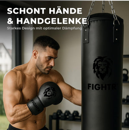FIGHTR® Boxsack – Kampfsport Training gefüllt/ungefüllt