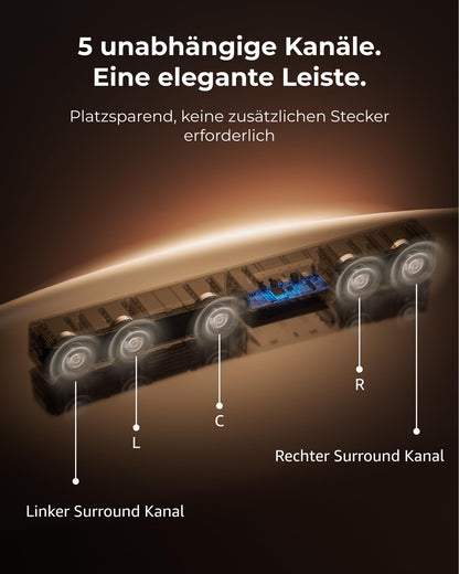 ULTIMEA Poseidon M60 Boom 5.1ch Soundbar – Dolby Atmos 2025