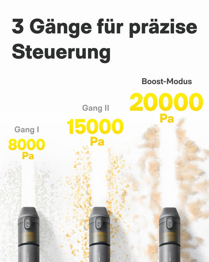 HOTO Akku-Handstaubsauger 4-in-1 Autostaubsauger 20000 Pa
