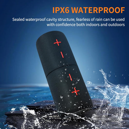 CYBORIS S11PLUS 2-in-1 Bluetooth Lautsprecher, tragbar, 40W, IPX6