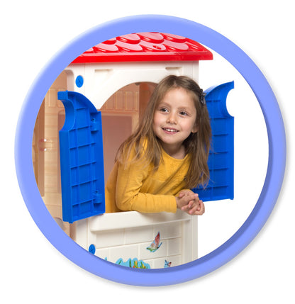 Chicos Country Cottage Spielhaus aus Kunststoff für Kinder ab 2 Jahren
